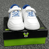 HKK Code Logo Style Laces Blue With White Shoes 10329