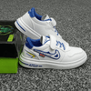 HKK Code Logo Style Laces Blue With White Shoes 10329
