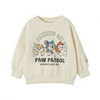ZR Paw Patrol Pups Print White Fleece Sweatshirt 10343