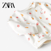 ZR Fruits Print White Terry Sweatshirt 10347