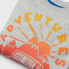 H&M Adventure Car Print Grey Fleece Sweatshirt 10351