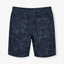 CRT Leaves Print Blue Cotton Shorts 9134