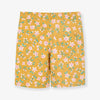 CRT Floral Print Mustard Cotton Shorts 9137