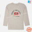 TAPL Enjoy The Music Beige Full Sleeves Grey T Shirt 10377