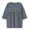 NME IT All Over Flower Teal Full Sleeves Frock 10387