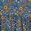 NME IT All Over Flower Teal Full Sleeves Frock 10387