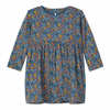 NME IT All Over Flower Teal Full Sleeves Frock 10387