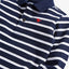 NXT White & Blue Strips Full Sleeves Polo Shirt 10393