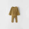 ZR Crew Neck Olive Thermal 2 Piece Set 10414