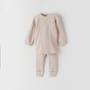 ZR Front Pocket Thermal Beige 2 Piece Set 10416