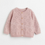 F&F Allover Hearts Hearts Pink Cardigan 10423