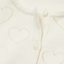 F&F Allover Hearts Hearts Cream Cardigan 10424