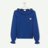 Tao Embroided Lips Royal Blue Jumper 10426