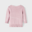 NME IT Hand Knit Heart Tea Pink Sweater 10429