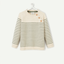 Tao Green Lines Beige Sweater 10436