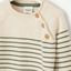 Tao Green Lines Beige Sweater 10436