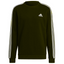 ADDS Embroided Logo3 Stripes Sports Fleece Olive Green Sweatshirt 10452