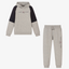 TMY Hilfiger Black & Grey Hoodied 2 Piece Track Suit 10456