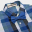 B.B Blue Check Shirt Blue Pant 5 Piece Set With Bow , Gallace & Cap 10457