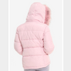 Hot Topic Faux Fur Pink Unicorn Puffer Jacket 10460