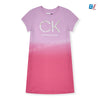 C K Sequin Gradient Shocking Pink Long Shirt 9336