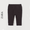 ZR Contrast Grey Trouser Front Pocket Tea Pink Long Shirt Thermal 2 Piece Set 10467