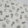 KT Animal Print White With Brown 2 Piece Set 10496
