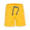 B.X Yellow Cotton Short With Blue Cord 9532