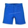 B.X Royal Blue Button Cotton Shorts 9531