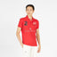 LA Martina Maserati Embroided Red Polo 10687