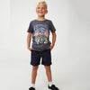 OM Soft Cotton Blue Shorts 10788