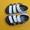 Zarza 3 Strap White Sandals 10829