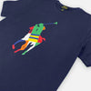 RL Multi Flag Polo Logo Navy Blue Tshirt 10836