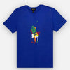 RL Multi Flag Polo Logo Royal Blue Tshirt 10838