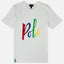 RL Color Splash Polo Logo White Tshirt 10844