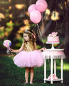 HN Bottom Frill Sequin Pink Fairy Frock 9253