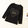 OKD Time To Love Foil Golden Black Full Sleeves Top 10869