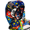 M Dreamer Cartoon Print Hooded Puffer Jacket 9808