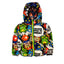 M Dreamer Cartoon Print Hooded Puffer Jacket 9808