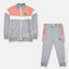 B.X Logo Color Block Peach & Grey Track Suit 9797