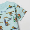 SFR Star Surfing Tiger Soft Blue T-Shirt 10964