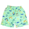 Chico Cute Island Surf Green Light Weight Shorts 10967