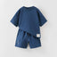 ZR Future Begins T-Shirt With Shorts Aegean Blue 2 Piece Set 10976