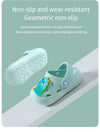 Cute Baby Dino badge Pastel Green Clogs 9411