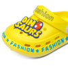 Fashion Side Print Dinosaurs Yellow Clogs 9390