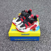 HLH Black & White Print Red Shoes 10988