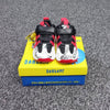 HLH Black & White Print Red Shoes 10988