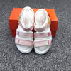 YCHG Ultra Light Weight Pink Shimmer White Sandals 10989