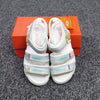 YCHG Ultra Light Weight White Shimmer White Sandals 10990