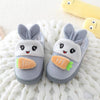 RG Aplic Carrot Warm Winter Grey Slippers 8148
